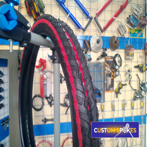 Metro Red 26x2.125 Bicycle Tyres