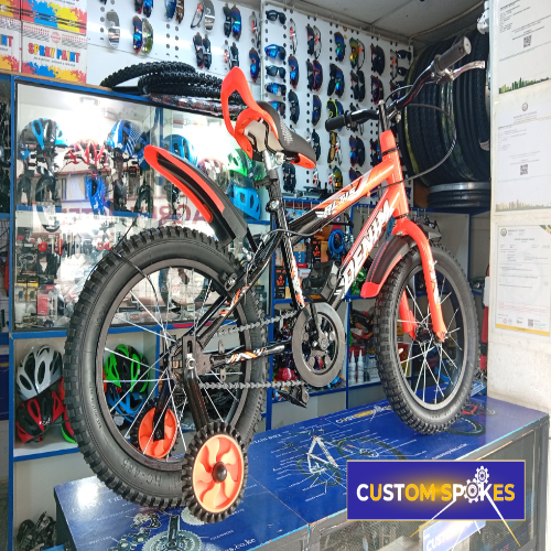 Size 16 Denim (Roller) Kids Bike [Orange]