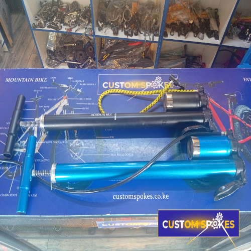 Large Bicycle Pump With Gauge