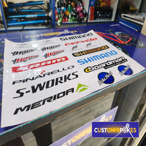 Laminated Bike Stickers